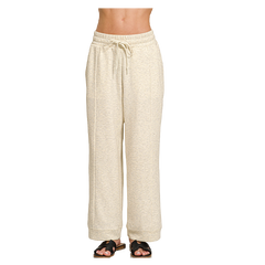 Zenana 3/4 Short Sleeve Scuba Pants Set - Vanilla Zenana