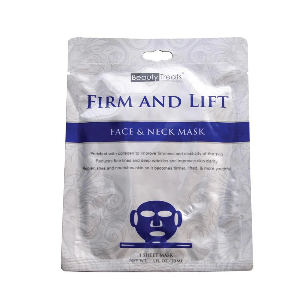 Beauty Treats Firm and Lift Face and Neck Mask