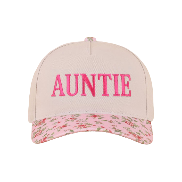 Zenana Cap Two Tone Auntie - Floral