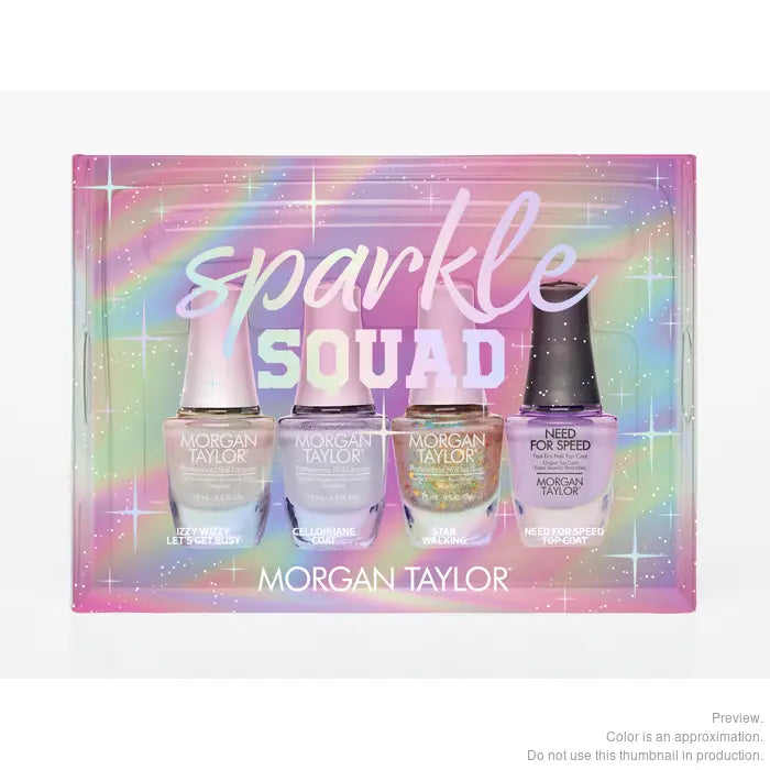 *Pre-Order* Morgan Taylor Nail Lacquer Keep It Juicy Sparkle Squad 4 Pack