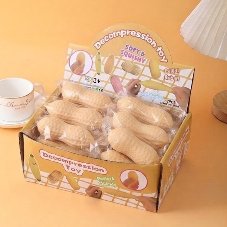 Squishy Peanut Stress Relief 1 Pack