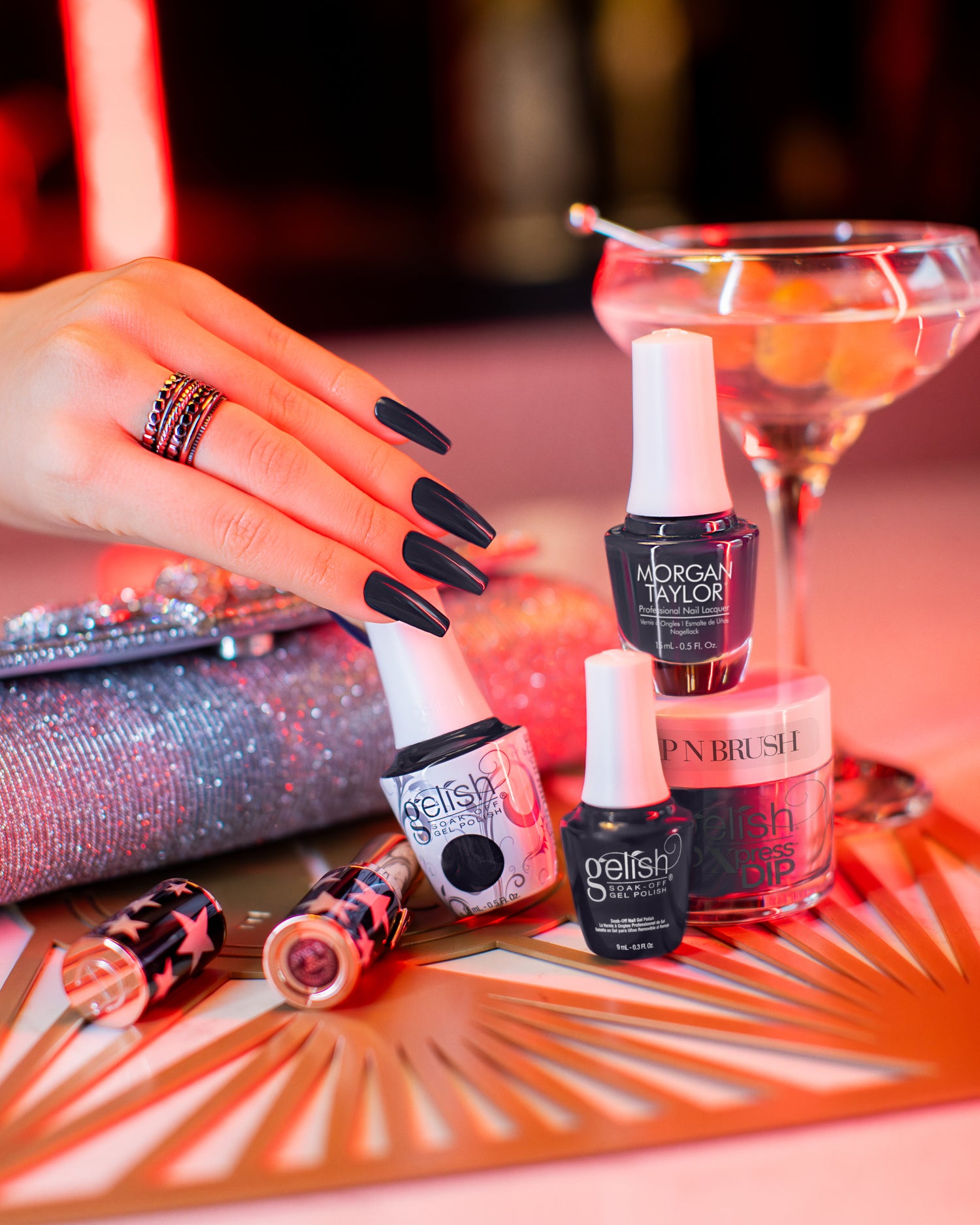 Gelish Xpress Dip Colección Living Our Life - Noche tras noche 1.5 oz.