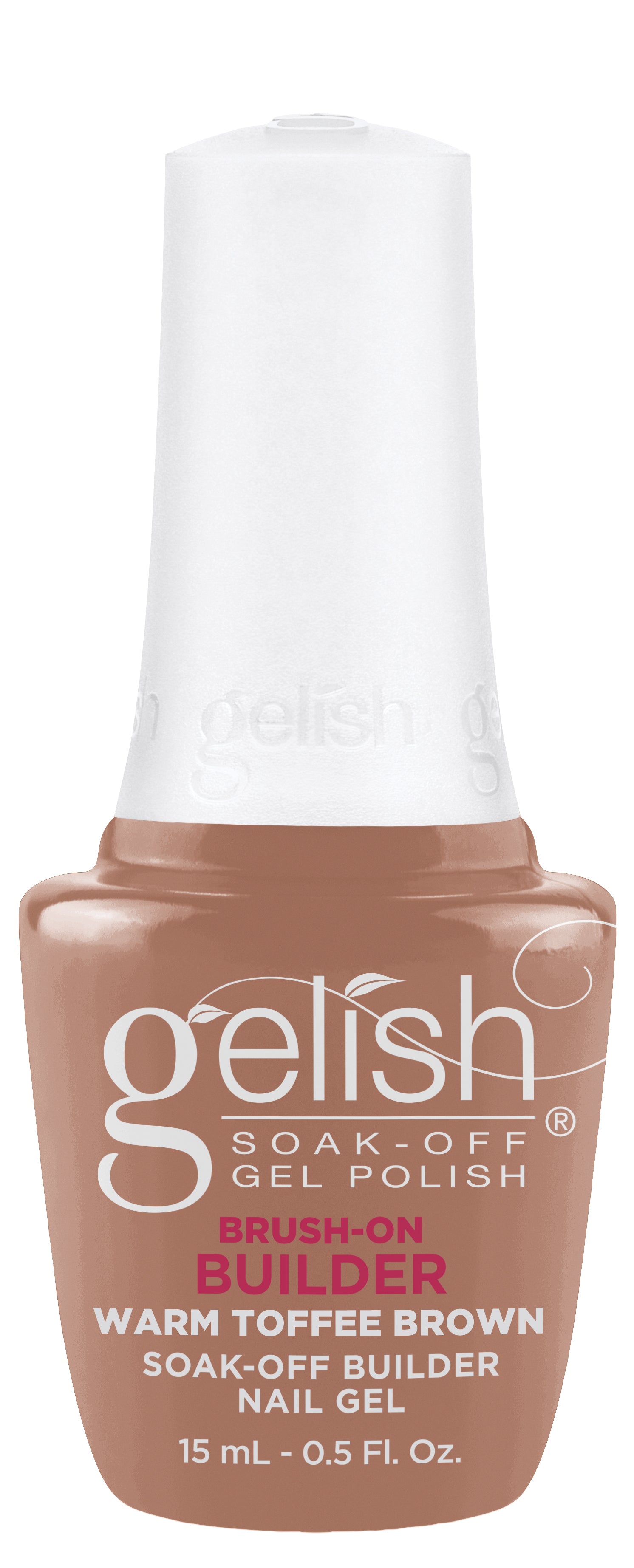 Gelish Hema-Free Brush-On Builder Warm Toffee Brown .5 oz