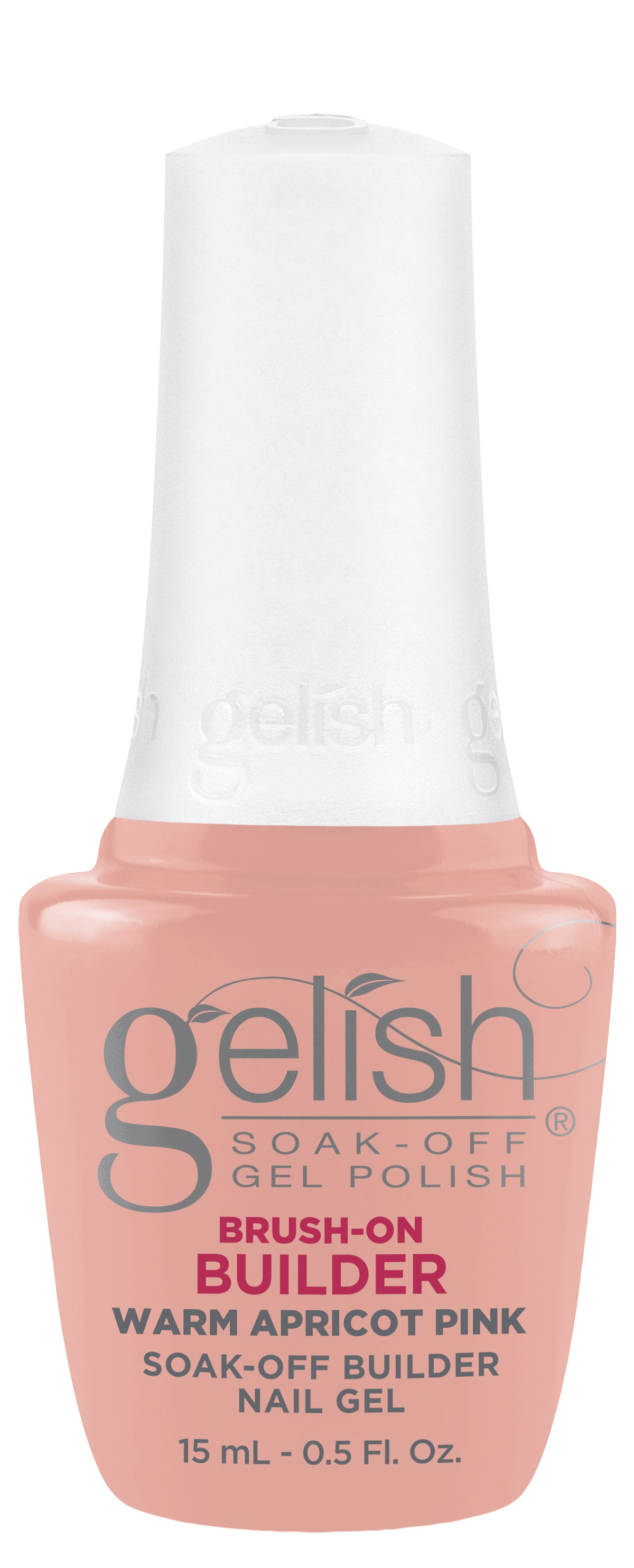 Gelish Hema-Free Brush-On Builder Warm Apricot Pink .5 oz