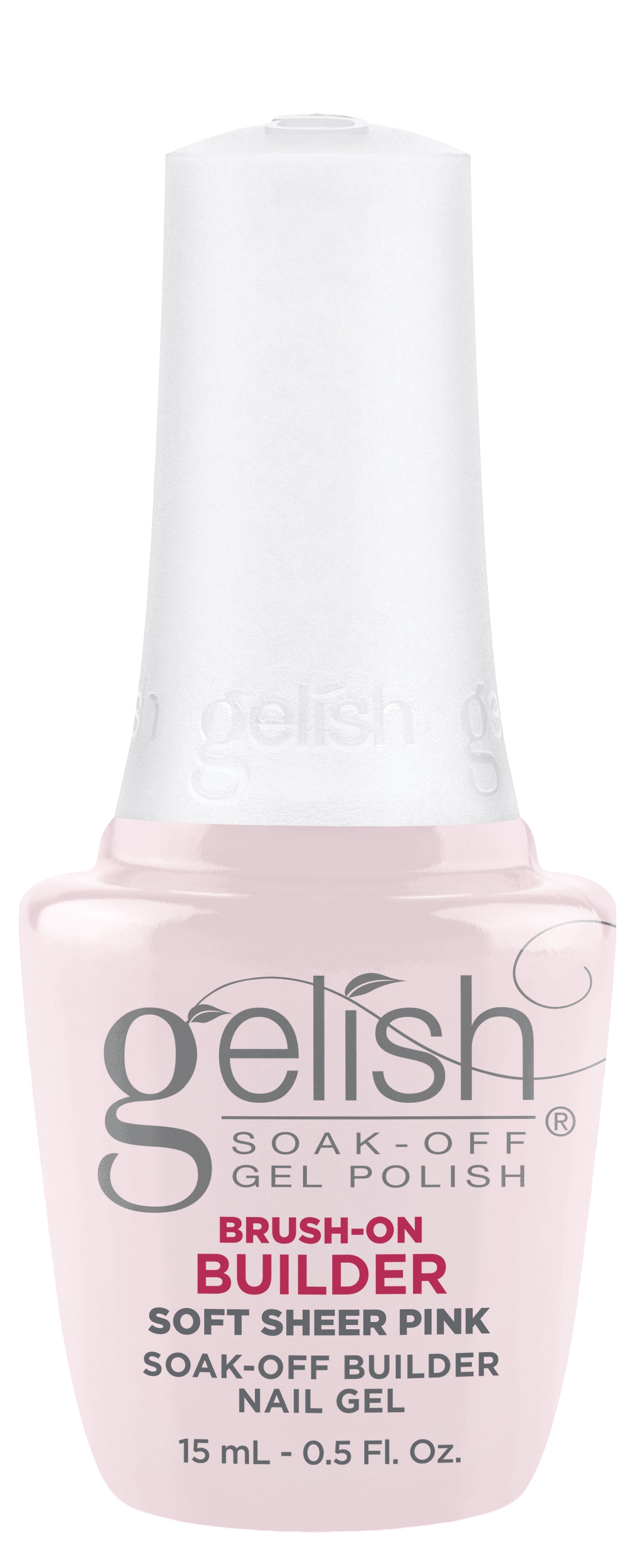 Gelish Hema-Free Brush-On Builder Soft Sheer Pink .5 oz