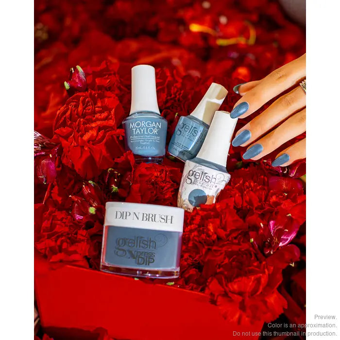 Gelish & Morgan Taylor Trio Floral Wonderland - Blue Moon Bloom .5 oz.