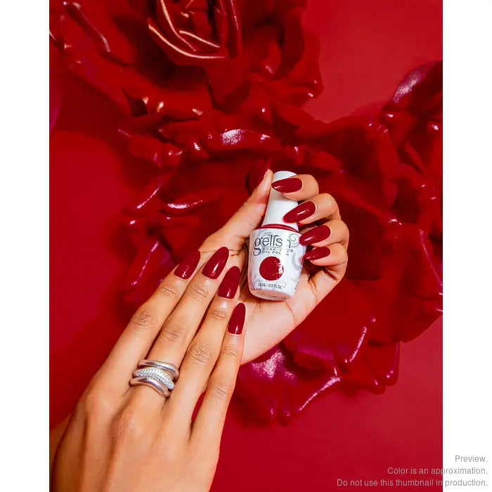 Gelish & Morgan Taylor Duo Floral Wonderland -Poinsettia Stardust .5 oz.