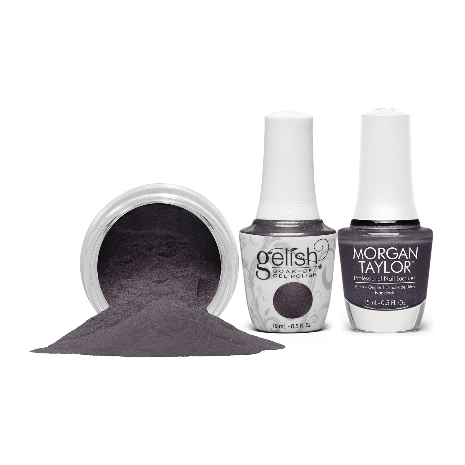 **PRE-ORDER**Gelish & Morgan Taylor Bougie by Nature Collection Trio – Steel the Attention