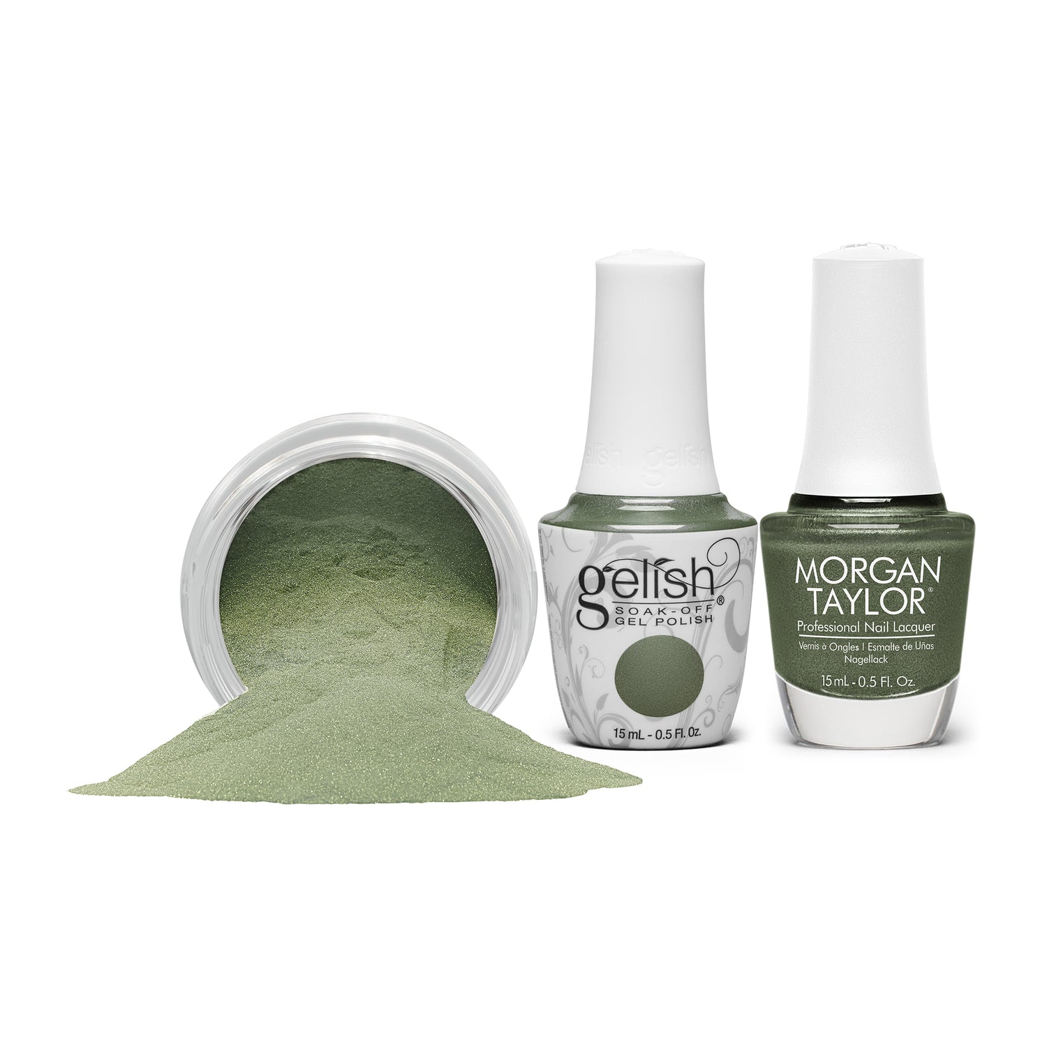 **PRE-ORDER**Gelish & Morgan Taylor Bougie by Nature Collection Trio – Moss be Great