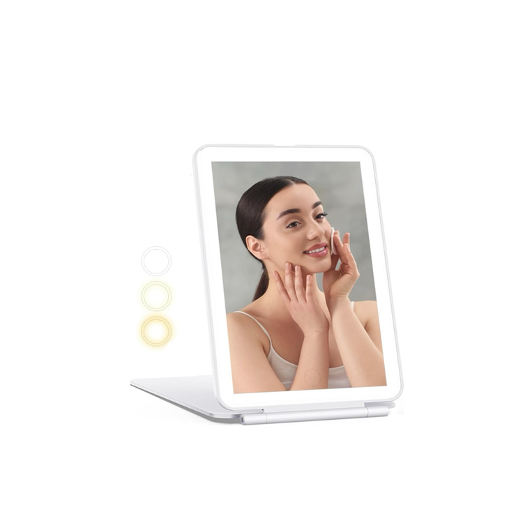 Tablet Mirror Rechargeable LED - White