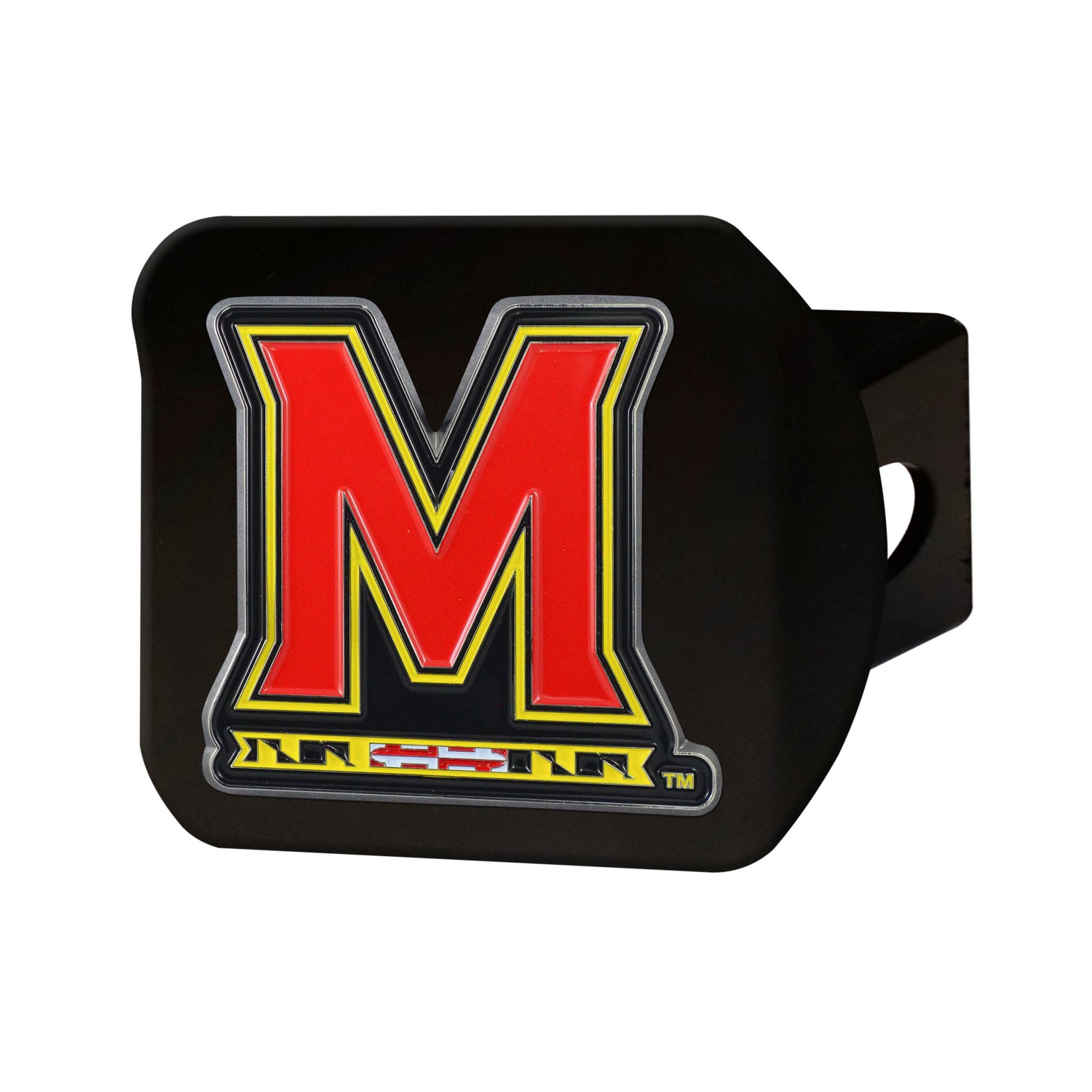 Fanmats Maryland Terrapins Color Hitch Cover - Black Fanmats