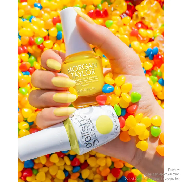 Gelish & Morgan Taylor Duo Keep It Juicy - Lemon Drop Lush