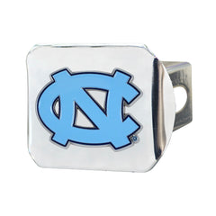 Fanmats North Carolina Tar Heels Color Hitch Cover - Chrome Fanmats