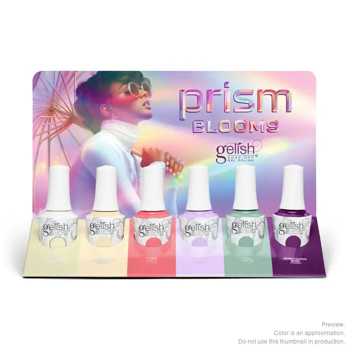 Gelish Gel Polish Prism Blooms Collection 6 Piece Display
