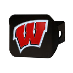 Fanmats Wisconsin Badgers Color Hitch Cover - Black Fanmats