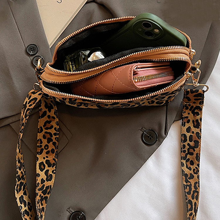 Zenana Crossbody Leopard Print Bag
