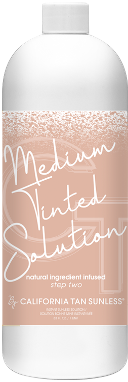 California Tan Medium Tinted Solution