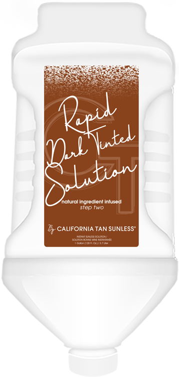 California Tan Rapid Dark Tinted Airbrush Solution Step 2