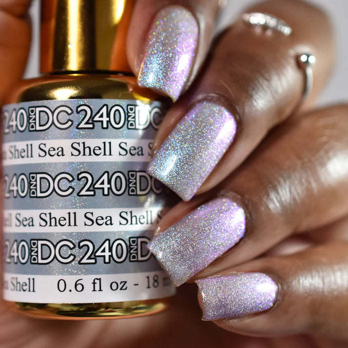 DND DC Mermaid Gel Sea Shell #240 .6 oz.
