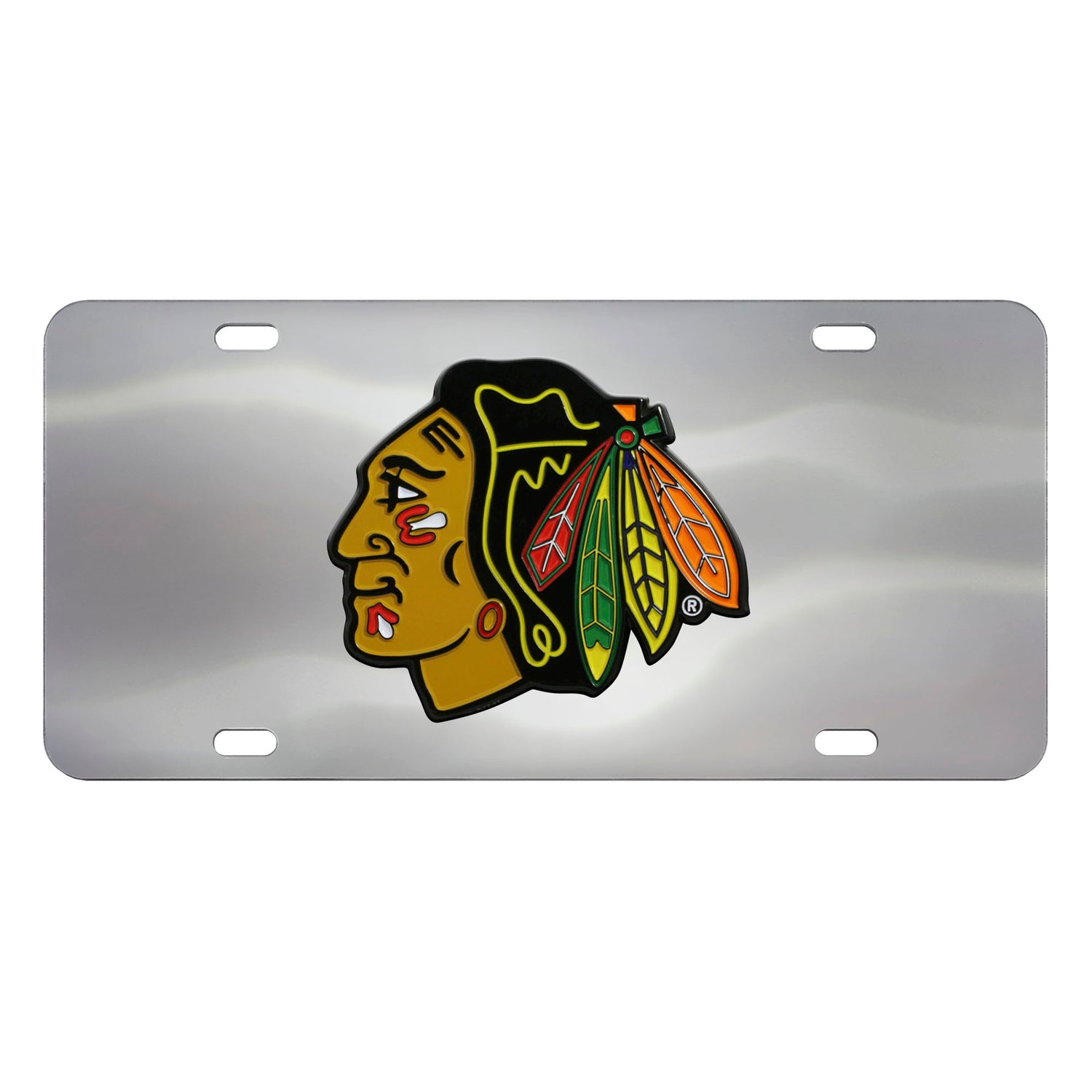 Fanmats Chicago Blackhawks Diecast License Plate