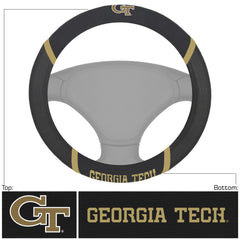 Fanmats Georgia Tech Yellow Jackets Steering Wheel Cover Fanmats