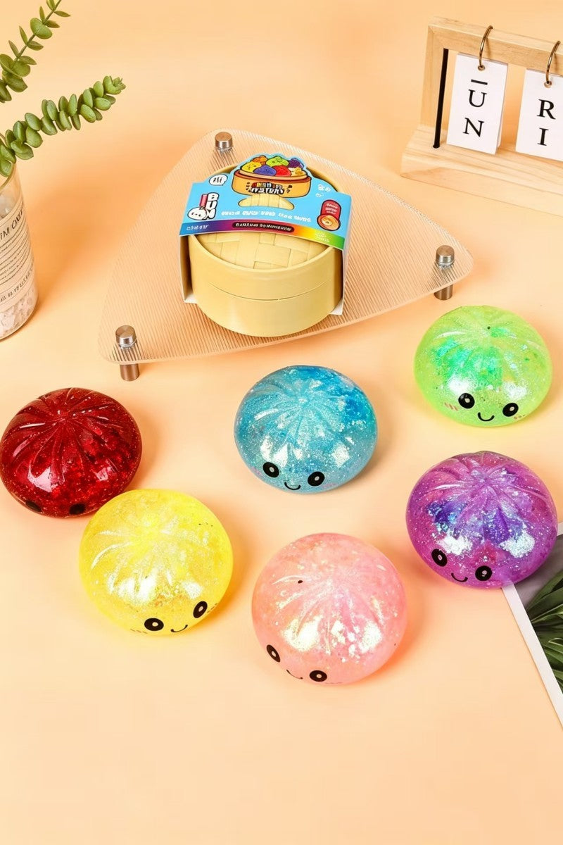 Dumpling Glitter Mystery Squishy Assorted