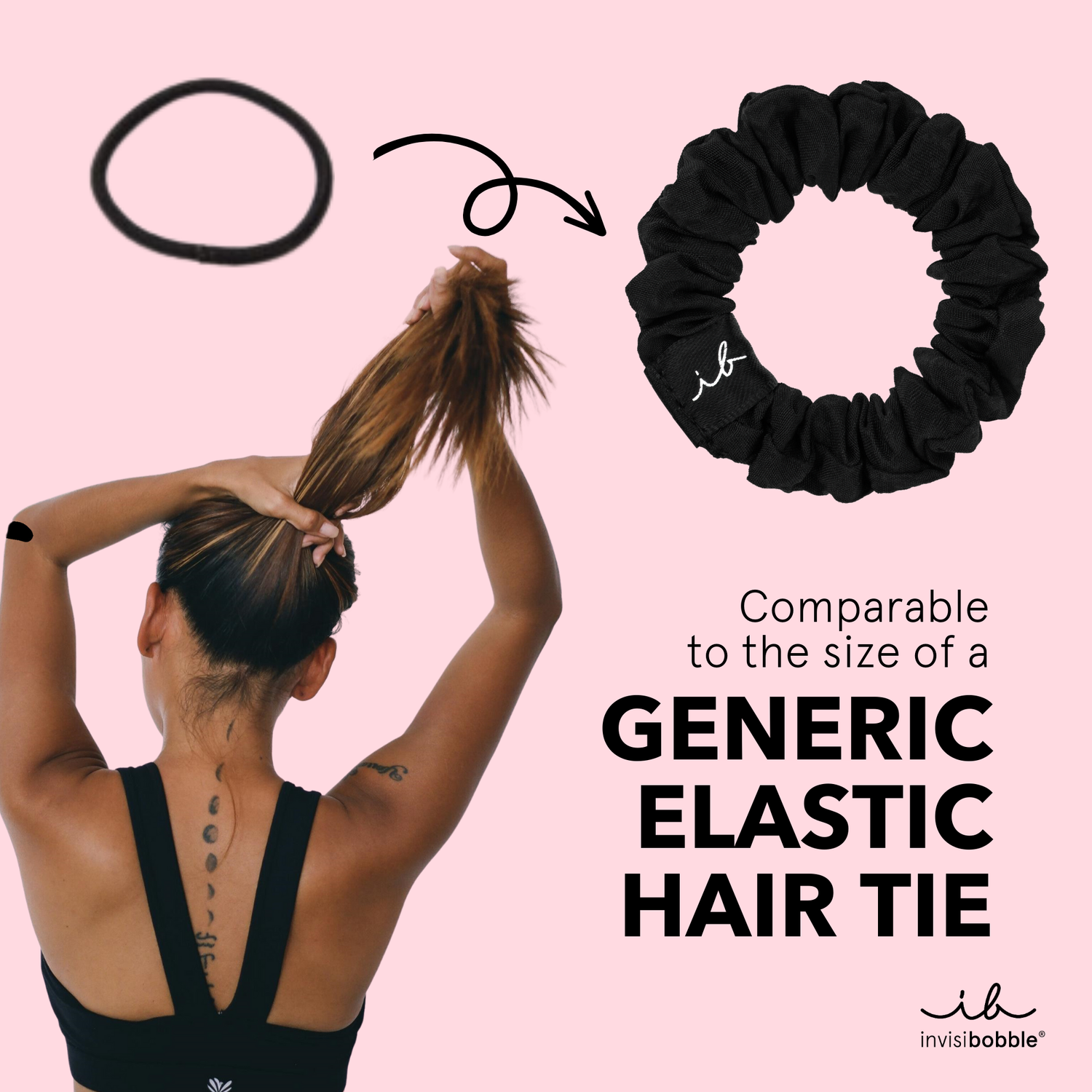 Invisibobble Loop Be Gentle: Super slim, damage-free hair ties with scientifically proven HAIRLOVETECH.