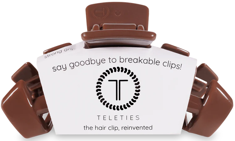 Teleties Classic Nutmeg Hair Clip