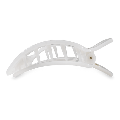 Teleties Square Flat Coconut White Hair Clip