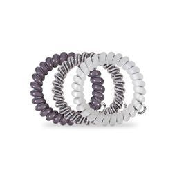 Teleties Hair Ties Silver Flames