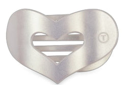 Teleties Flat Clip Heart - Mother of Pearl Teleties