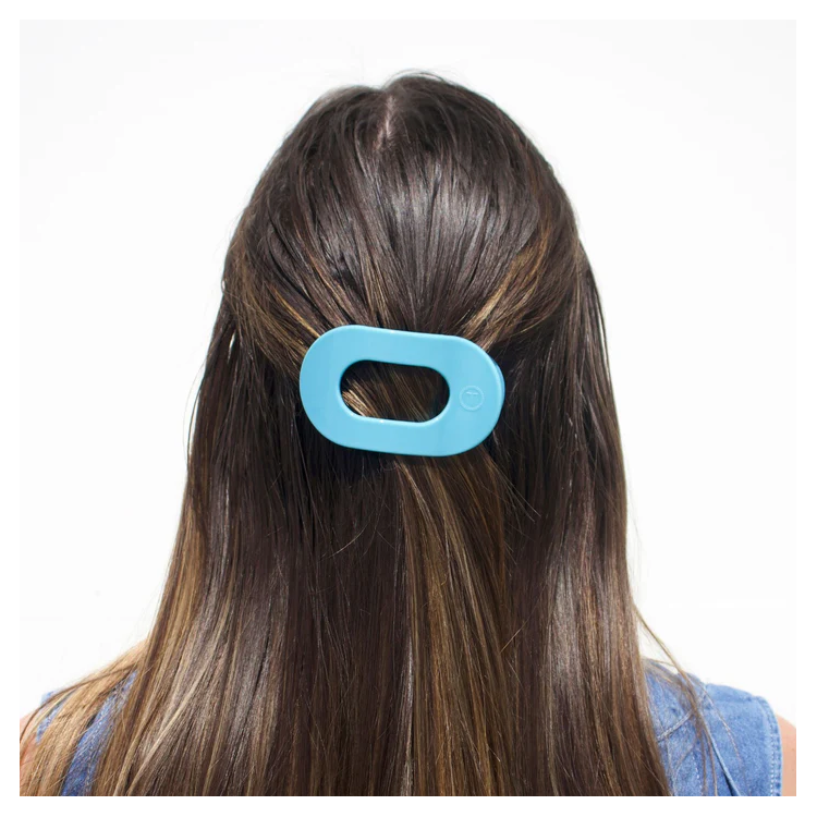Teleties Round Flat Clip Summer Sky Collection - Small - PinkPro Beauty Supply