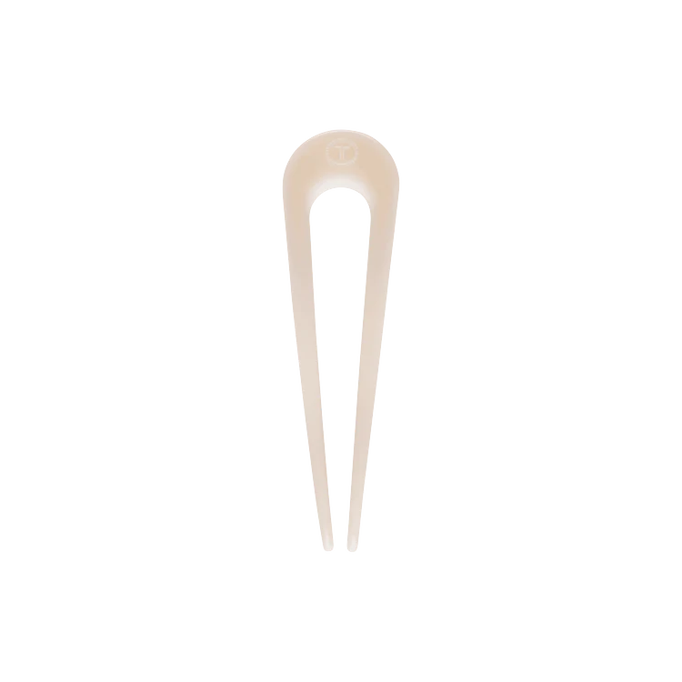 Teleties French Hair Pin Almond Beige