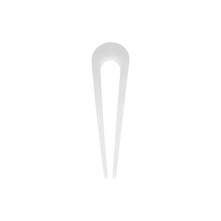 Teleties French Hair Pin Coconut White