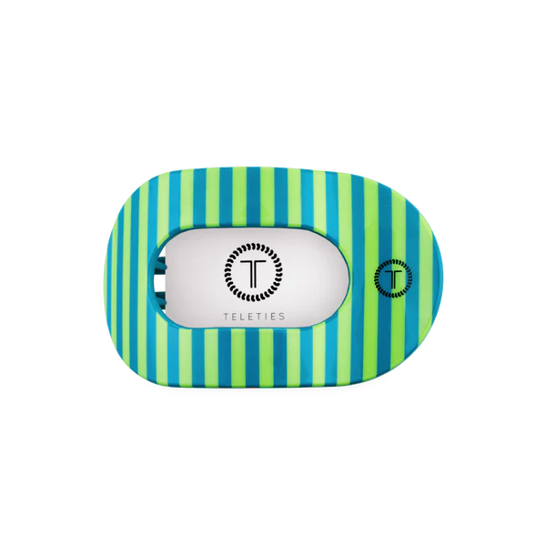Teleties Cabana Cutie Medium Flat Round Hair Clip Teleties