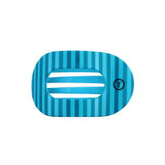 Teleties Splash Zone Medium Flat Round Hair Clip Teleties