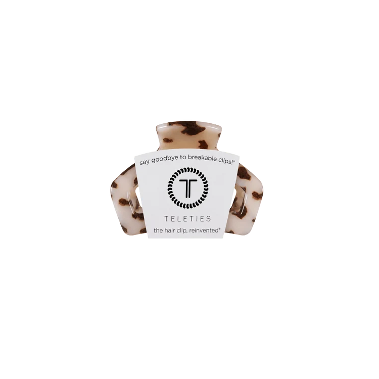 Teleties Open Clip Petite - Blonde Tortoise