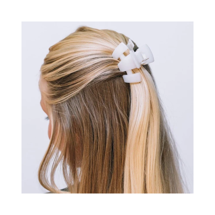 Teleties Classic Clip Petite - Coconut White