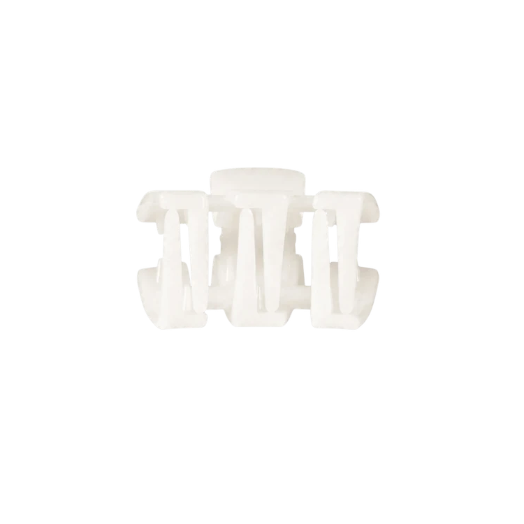 Teleties Classic Clip Petite - Coconut White