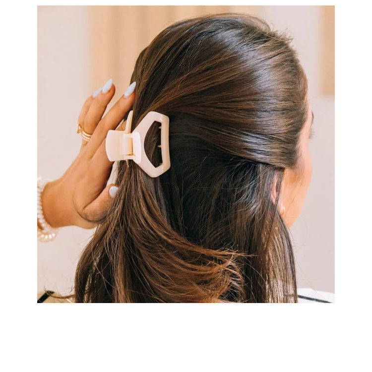 Teleties Open Clip Petite - Almond Beige