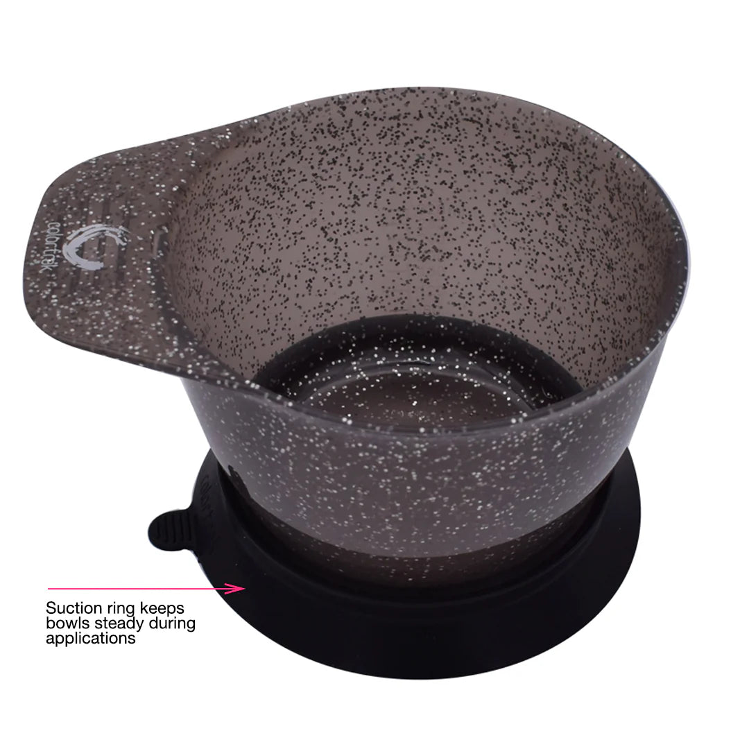 Colortrak Galaxy Glitter Color Bowls with Suction Rings - 2 Pack