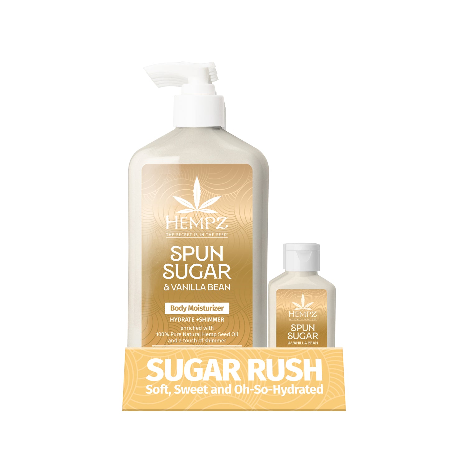 Hempz Spun Sugar & Vanilla Bean Moisturizer Display