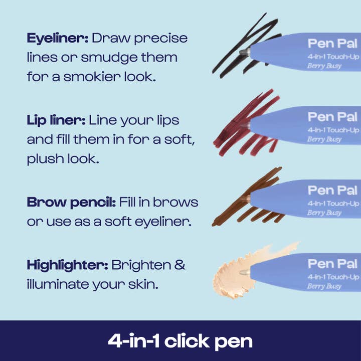 Alleyoop Pen Pal 4-in-1 Makeup Touch-Up Pen