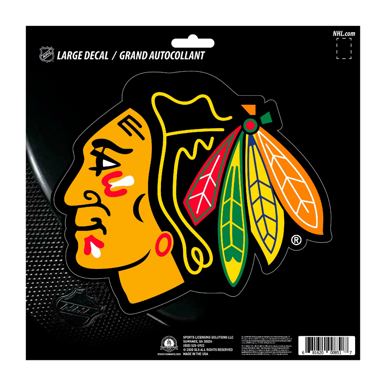 Fanmats Chicago Blackhwaks Large Decal