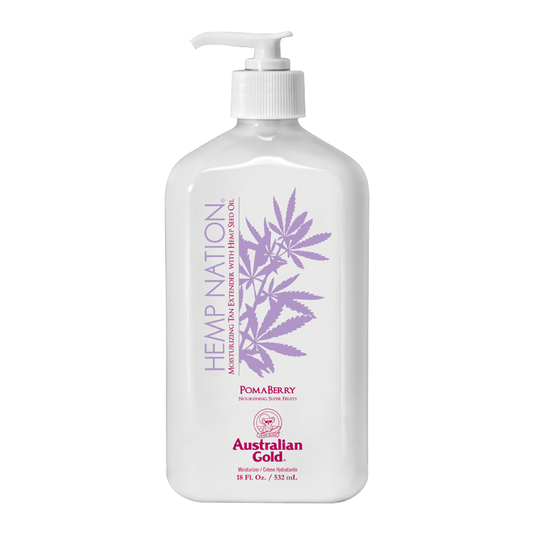 Australian Gold Hemp Nation Moisturizing Tan Extender Pomaberry - 18 oz.