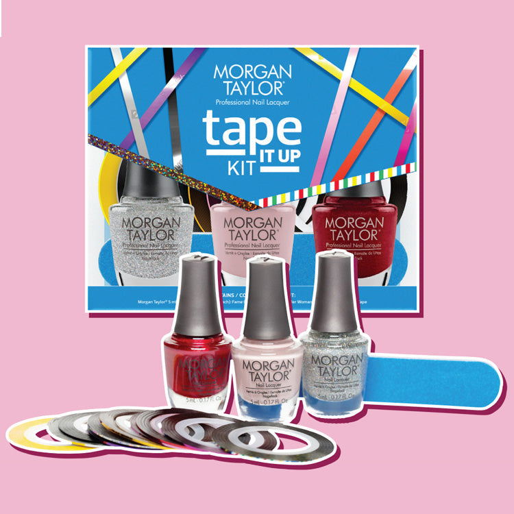 Morgan Taylor Limited Edition Tape It Up Kit 5 Piece***NOT GETTING PER JESSICA P EMAIL 10/25/2024*** Gelish & Morgan Taylor