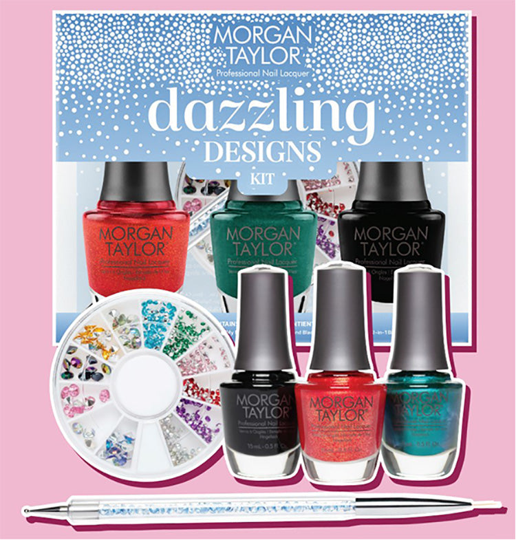 Morgan Taylor Limited Edition Dazzling Designs Kit***NOT GETTING PER JESSICA P EMAIL 10/25/2024*** Gelish & Morgan Taylor