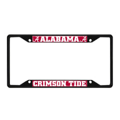 Fanmats Alabama Crimson Tide License Plate Frame - Black Fanmats