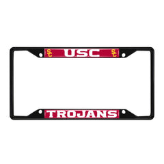 Fanmats Southern California Trojans Licc Plate Frame - Black Fanmats