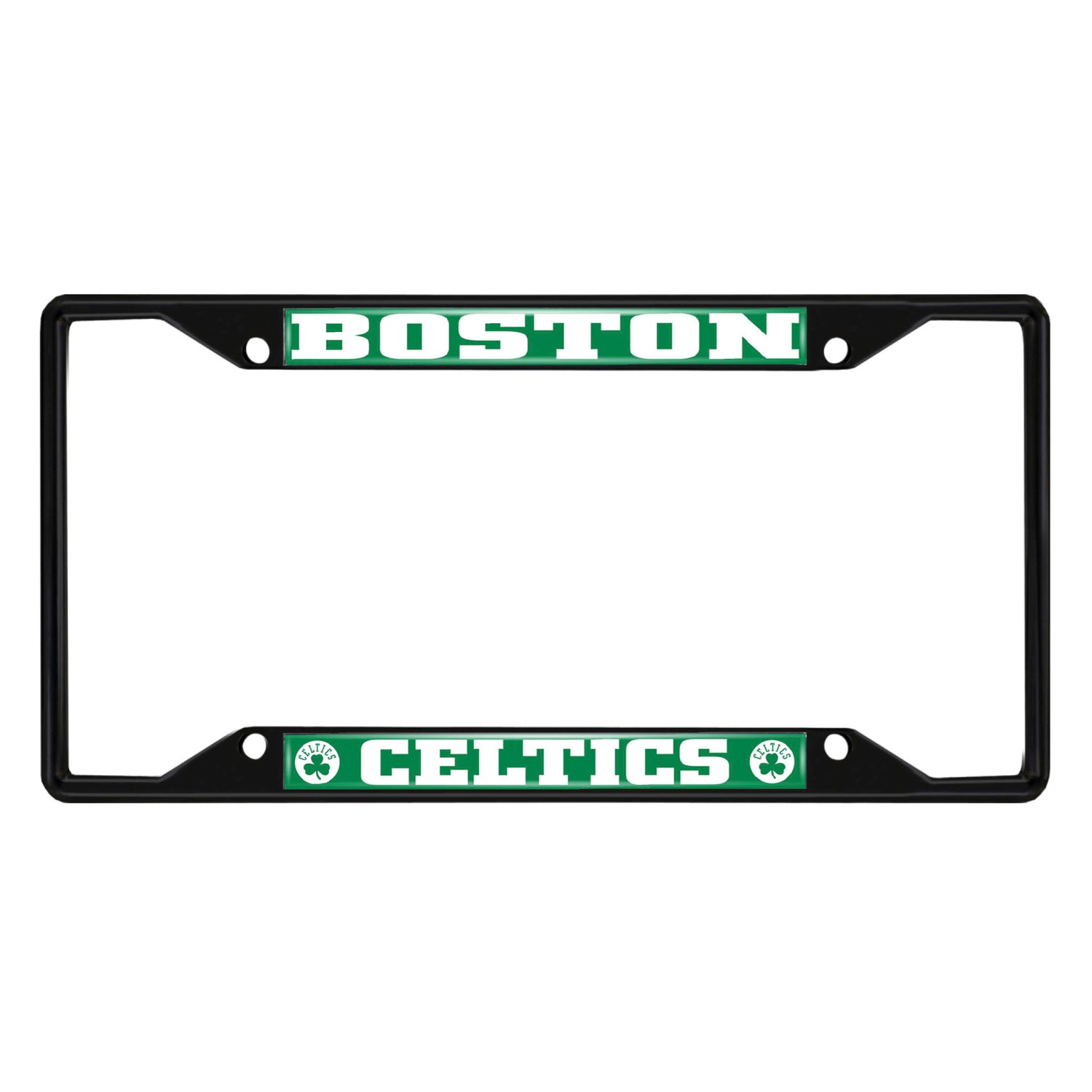 Fanmats Boston Celtics License Plate Frame - Black